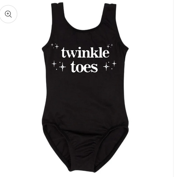 NWT $46 Justy Bae TWINKLE TOES Leotard (Dazzled) XL - Picture 1 of 2